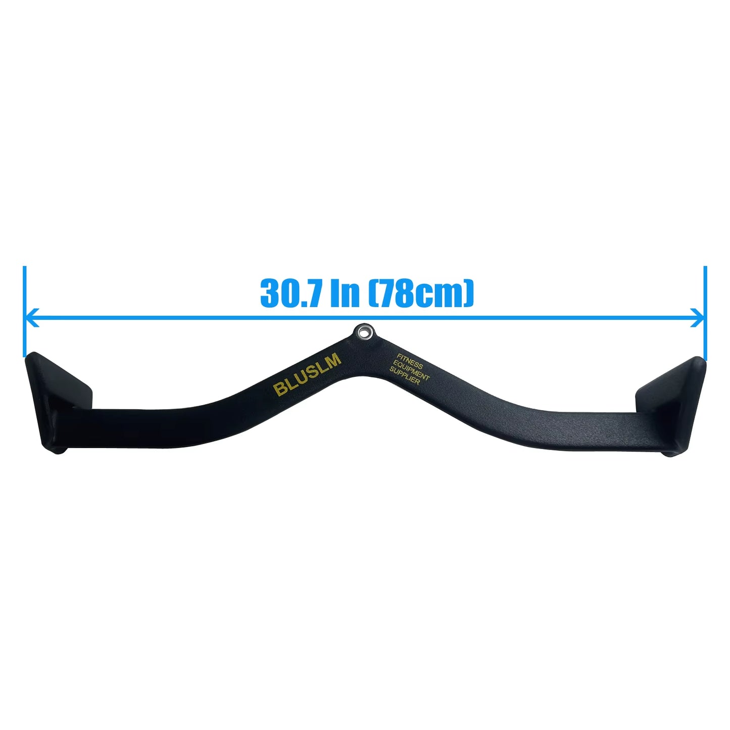Fitness Lat Pull down T Handle Bar, Rowing Rotating V-Bar Pulley Cable Machine Handle, Grip Gym Equipment for Back Triceps Train