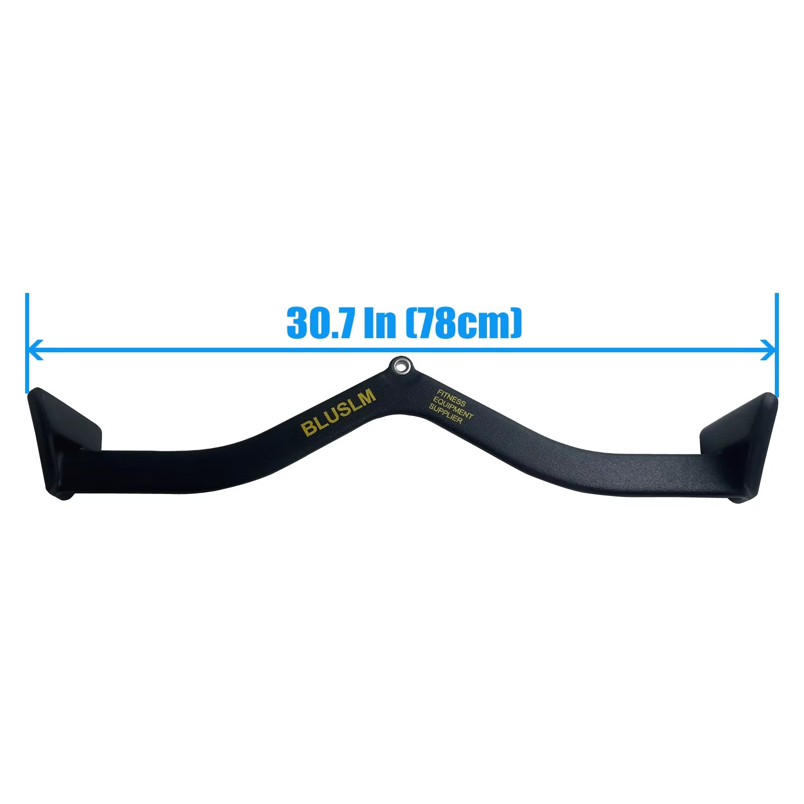 Fitness Lat Pull down T Handle Bar， Rowing Rotating V-Bar Pulley Cable Machine Handle， Grip Gym Equipment for Back Triceps Train