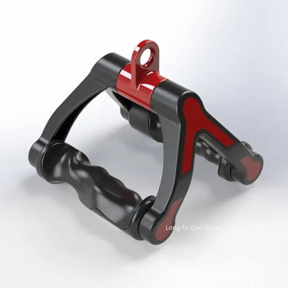 Ergonomics V-Shaped Rowing Bar 360°Rotating V-Handle Biceps Triceps Back Workout T-Bar Row Handle LAT Pull down Cable Machine