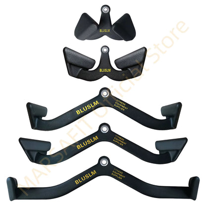 Fitness Lat Pull down T Handle Bar， Rowing Rotating V-Bar Pulley Cable Machine Handle， Grip Gym Equipment for Back Triceps Train